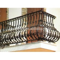 Artistic iron balcony railing from factory