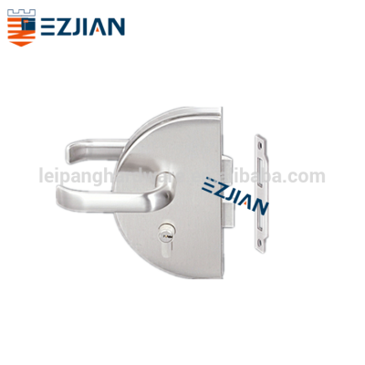 zinc -alloy,brass LP-9005round glass door central lock