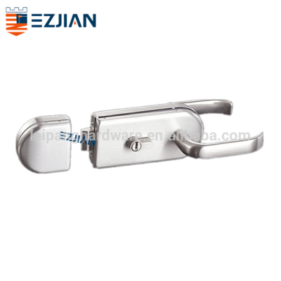 new design zinc -alloy,brass LP-9007 round glass door central lock