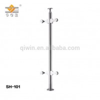 Stainless Steel Banister Handrail Glass Post Railing Balcony Railing Balustrade Fittings