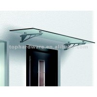 Glass canopy designs,decorative glass canopy awnings