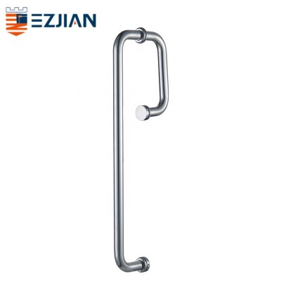 Stainless Steel Glass Door Pull Handle For shower room